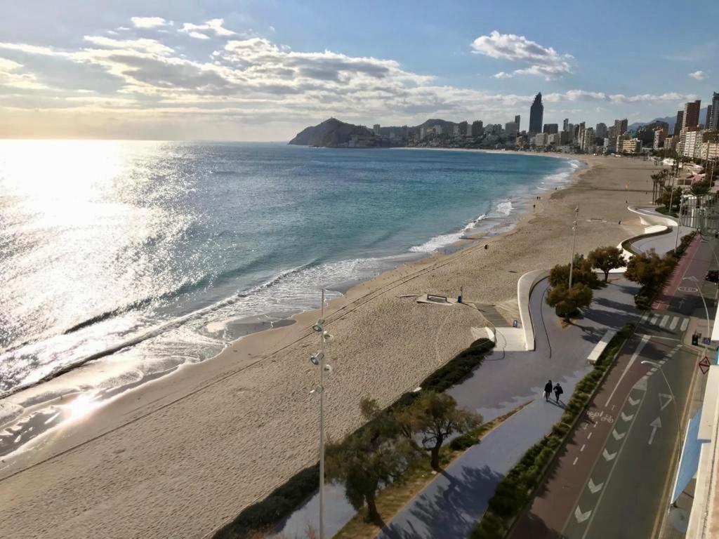 Los Fernandos, 1St Line Beachfront Poniente, 2 Bedroom Apartment Ocean Terrace 베니돔 외부 사진