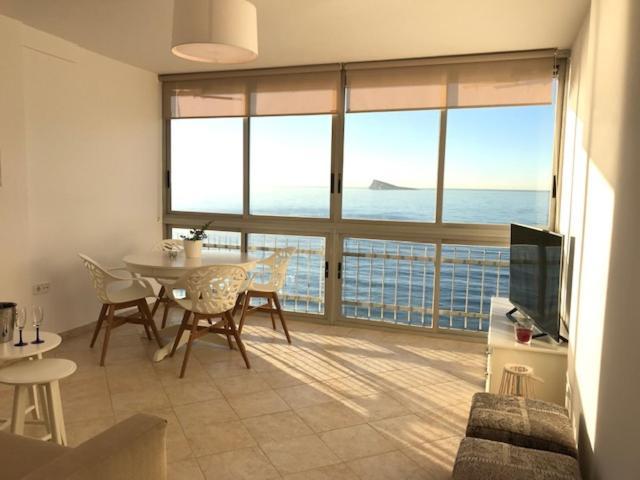 Los Fernandos, 1St Line Beachfront Poniente, 2 Bedroom Apartment Ocean Terrace 베니돔 외부 사진